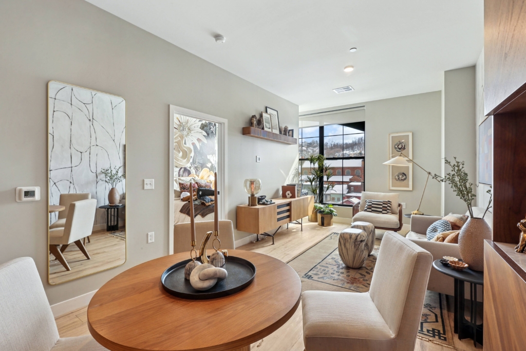 Dining room with chairs and small dining table